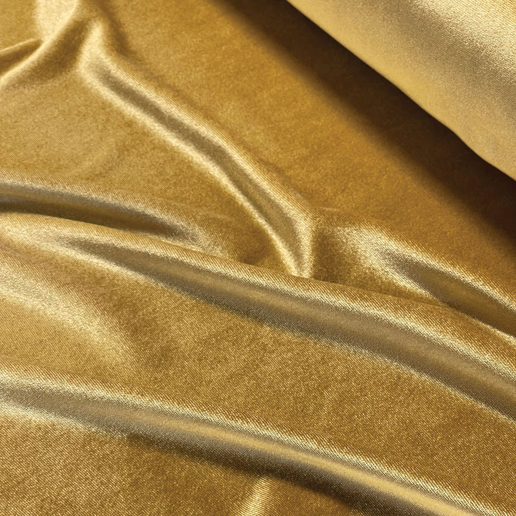 Stretch Velvet Jersey - Gold