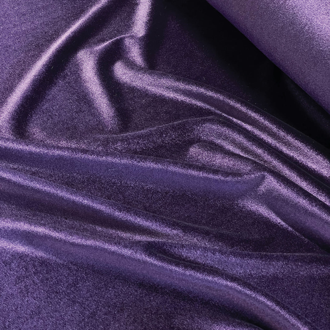 Stretch Velvet Jersey - Purple