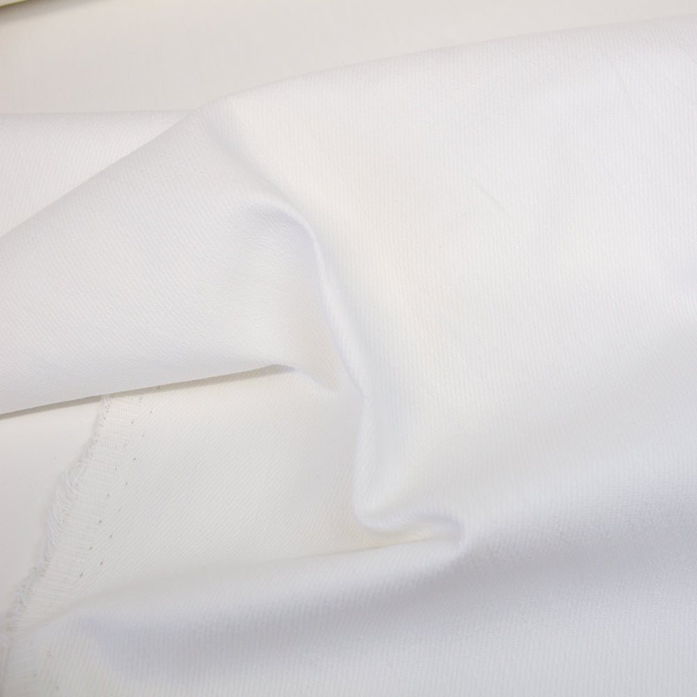 10oz. Coloured Denim - White