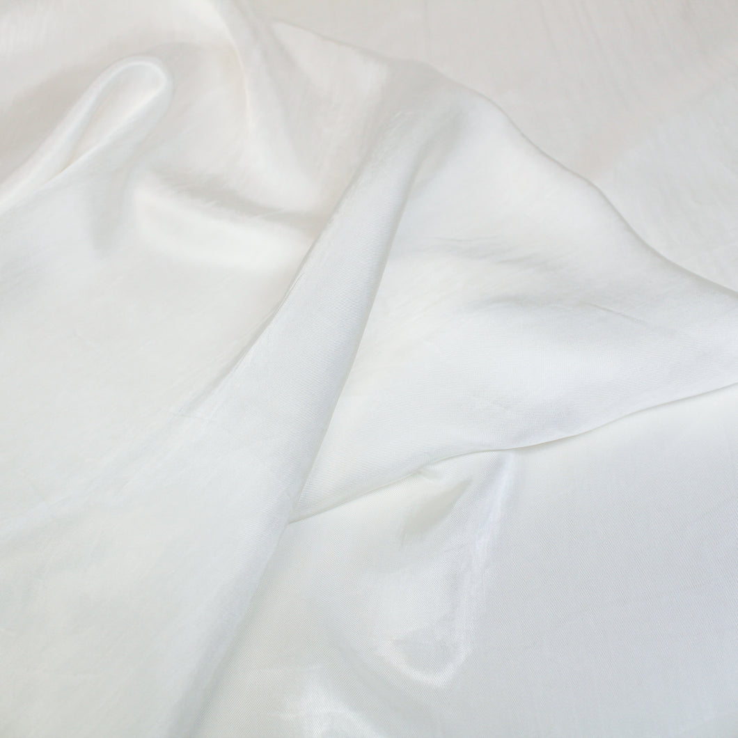 Viscose Satin - Winter White (FSC Certified)