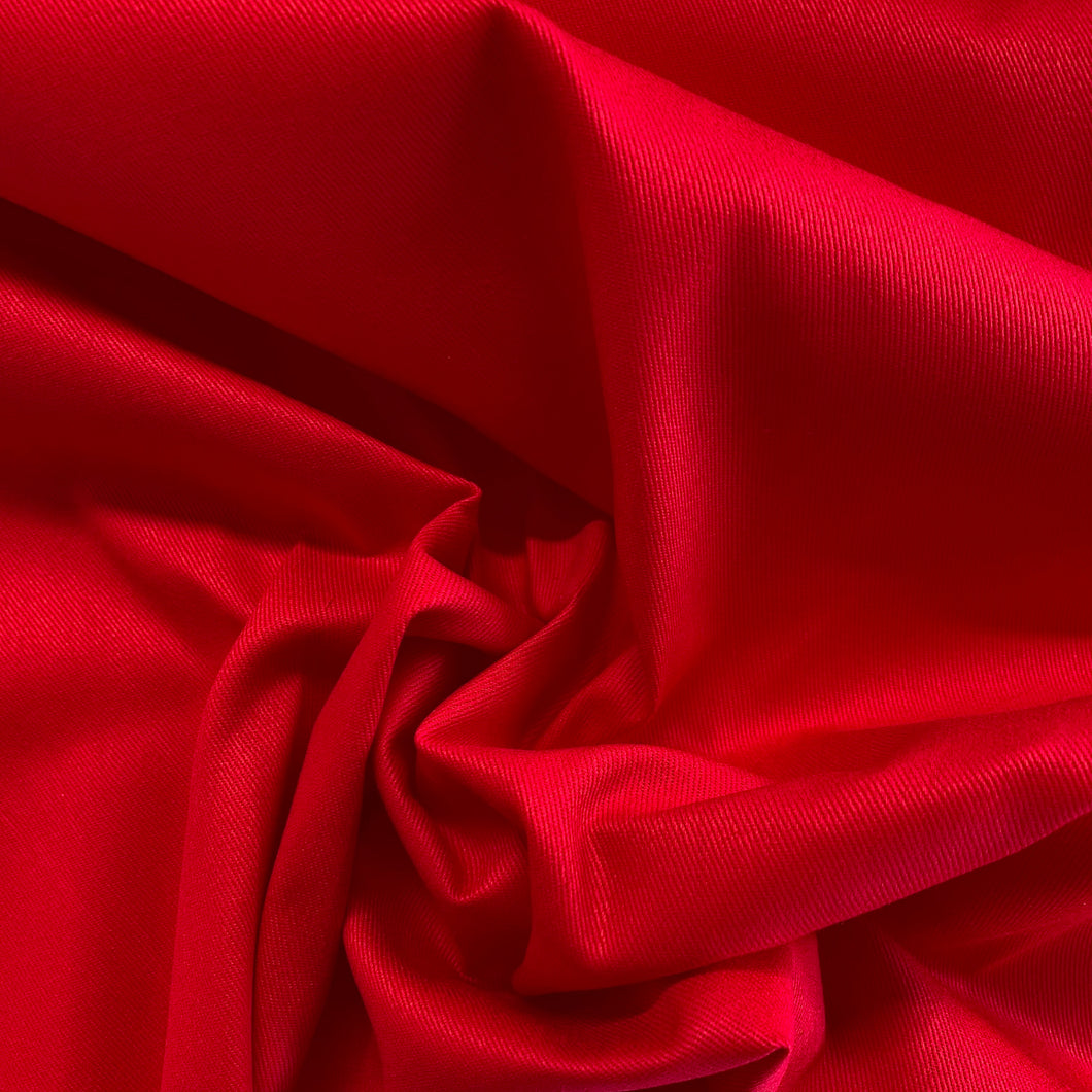 Cotton Drill - Red